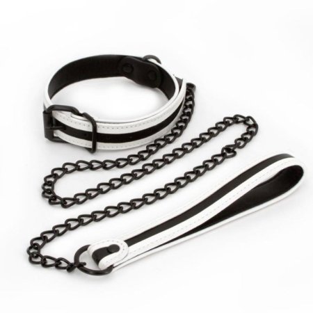 (image for) GLO Bondage Collar & Leash GID