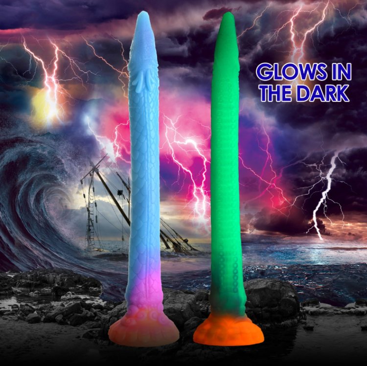 (image for) Makara Glow-In-Dark Silicone Snake Dildo