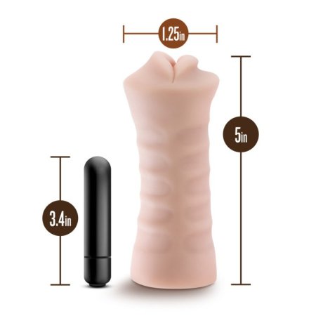 (image for) EnLust Nicole - Vibrating stroker -Beige