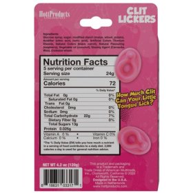 Clit Lickers Clit-Shape Raspbery Gummies Clit Lickers Clit-Shape Raspbery Gummies