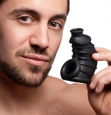 (image for) Dark Chamber Silicone Chastity Cage