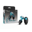 (image for) TEAL Ombre - MEDIUM Cheeky Charms Eluxe Vibrating Plug With Remote - Clear Gem