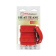 (image for) HEAT TEASE - CUFFS - BLOOD ORANGE/YELLOW