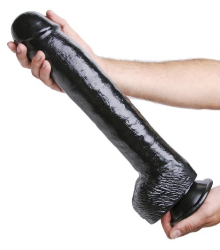 (image for) The Black Destroyer Huge 17 Inch Dildo