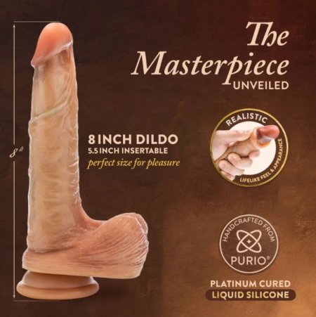 (image for) Renaissance DaVinci - 8" Sliding Dildo