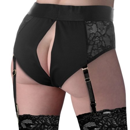 (image for) Seductress S/M Lace Crotchless Harness *