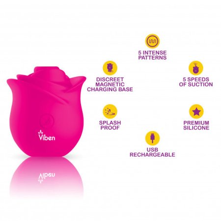 (image for) Zen Rose - Hot Pink - Handheld Rose