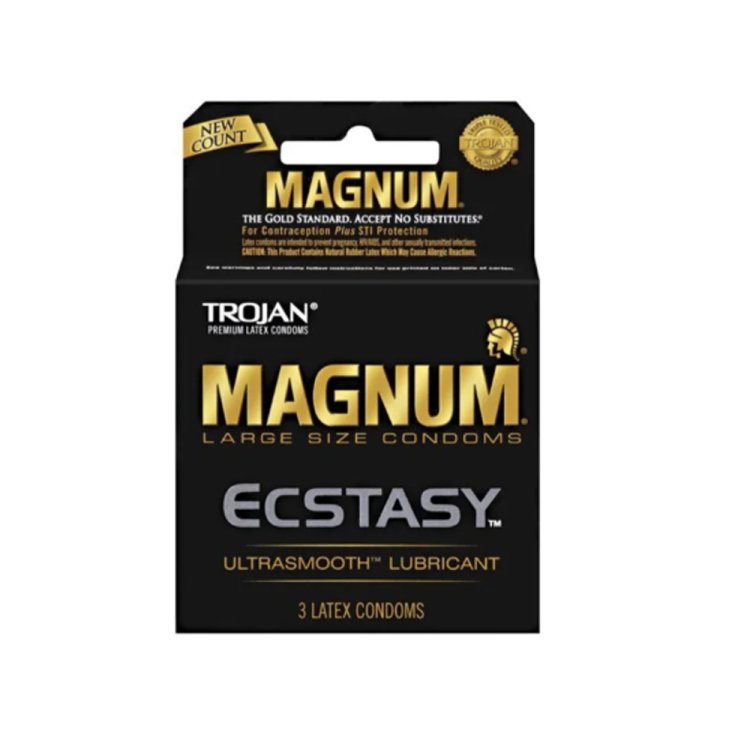 (image for) Trojan Magnum Ecstasy Condoms - 3 pk