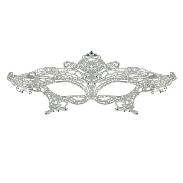 (image for) Sportsheets Midnight Bling Mask - Grey *