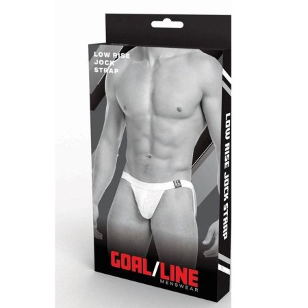 (image for) GOAL LINE Low Rise Jockstrap - WHITE SM