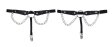 (image for) Chain Lace Garters - Black