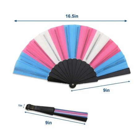 (image for) Transgender Pride Hand Fan