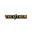 (image for) Enamel Pin: Pronoun They/Them