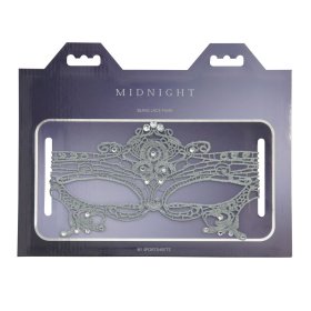 Sportsheets Midnight Bling Mask - Grey * Sportsheets Midnight Bling Mask - Grey *