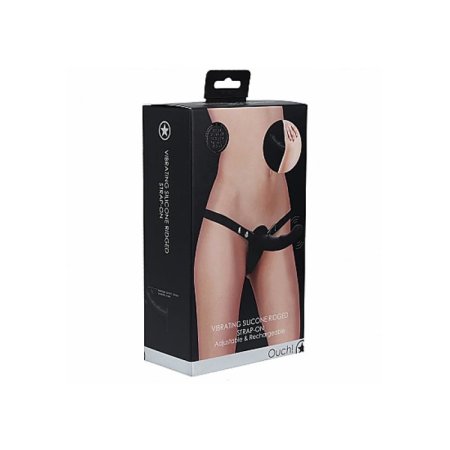 (image for) Vibrating Silicone Strap-On Adjustable