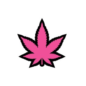 Enamel Pin: Pink Leaf Enamel Pin: Pink Leaf