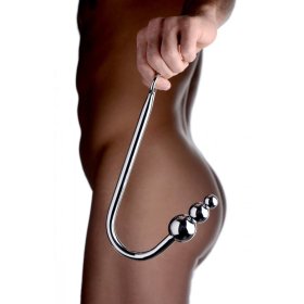 Beaded Metal Anal Hook Beaded Metal Anal Hook