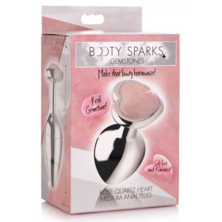(image for) Gemstones Rose Quartz Heart - Med*