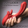 (image for) Lusty Licker Licking Silicone Vibrator
