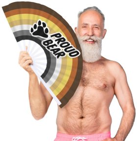 M Proud 25" Fan - Proud Bear