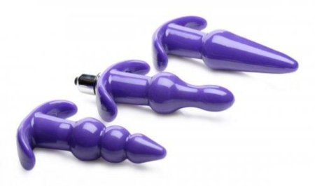 (image for) Thrill Trio Anal Plug Set - Purple