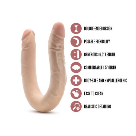 (image for) Dr. Skin Plus 16.5” Posable Double Dong