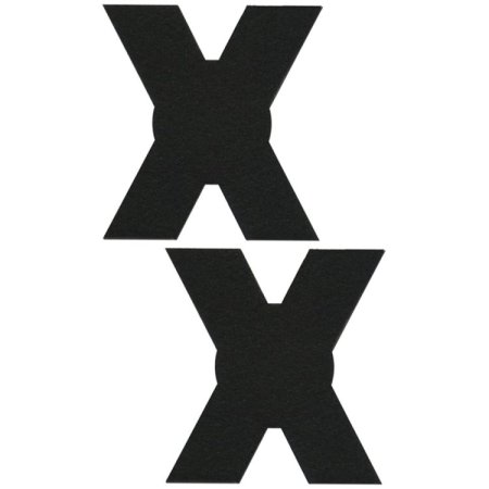 (image for) X Pastease Large x - Black