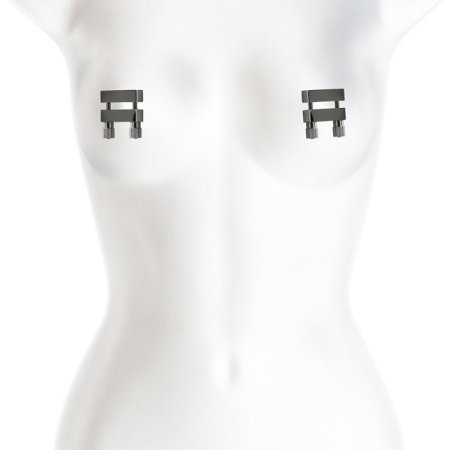 (image for) Bound Nipple Clamps - V1 - Gunmetal