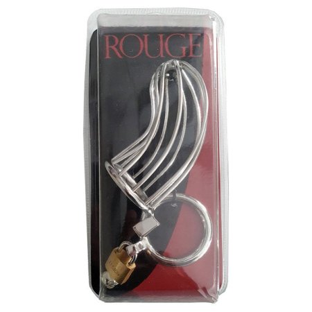 (image for) Stainless Steel Chasity Cock Cage with Padlock