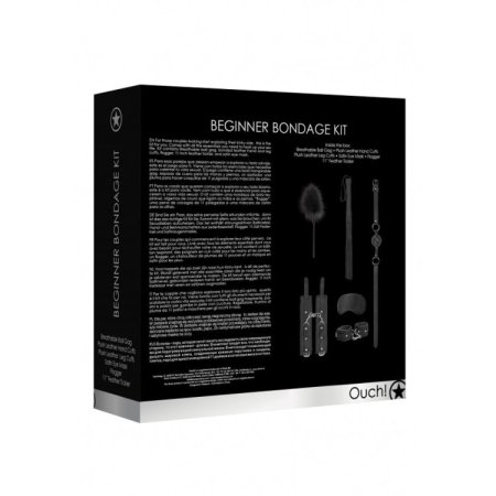 (image for) Ouch! Beginners Bondage Kit - Black
