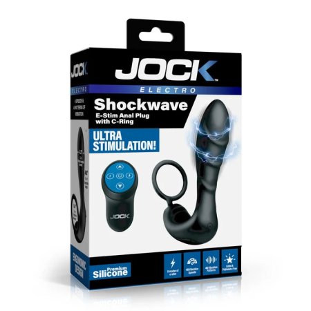 (image for) Shockwave E-Stim Anal Plug w/ C-Ring and remote