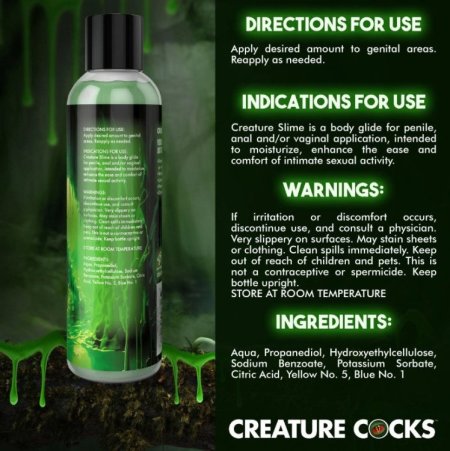 (image for) Creature Slime - Green H2O Lube - 8oz