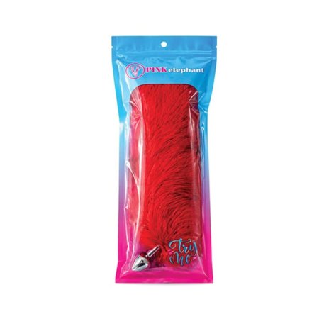 (image for) Foxtail Plug - Small - CHERRY RED