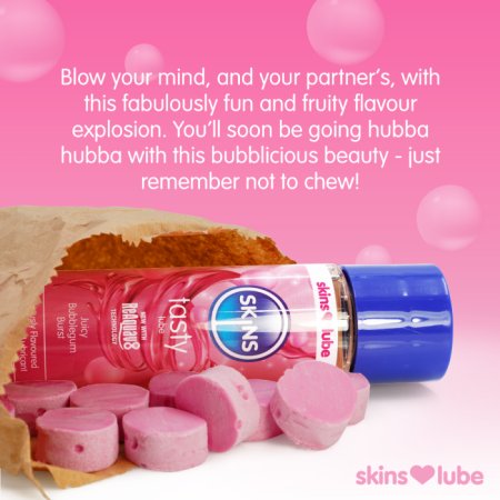 (image for) Skins Bubblegum Water Based Lubricant 4.4 fl oz (130ml)