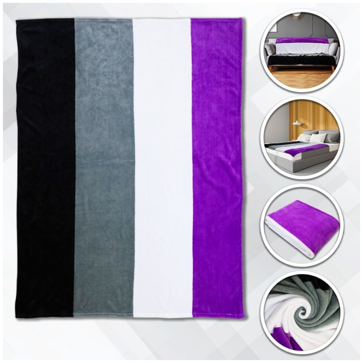 (image for) Asexual Polar Fleece Blanket 50\" x 60\"