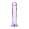 (image for) 6" Realistic Dildo No Balls - Purple