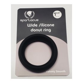 Wide Silicone Donut Ring - Black 1.75" Wide Silicone Donut Ring - Black 1.75"