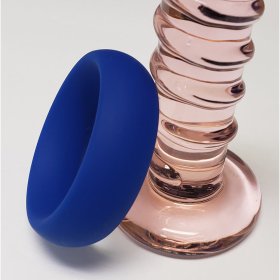Wide Silicone Donut Ring - Blue 1.75" Wide Silicone Donut Ring - Blue 1.75"