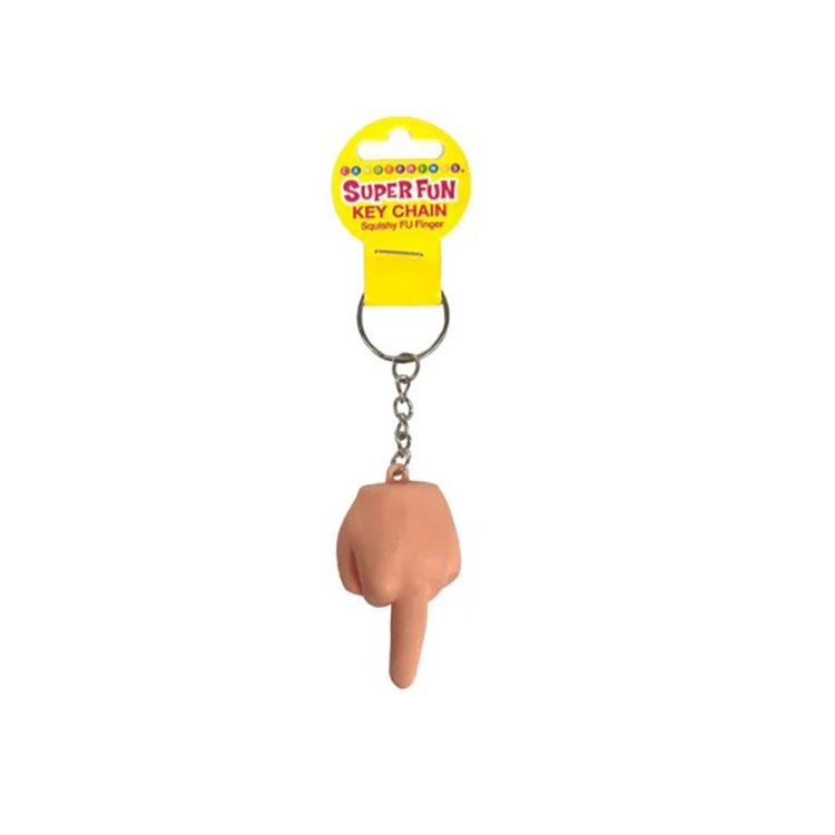 (image for) Super Fun Penis Middle Finger Key Chain