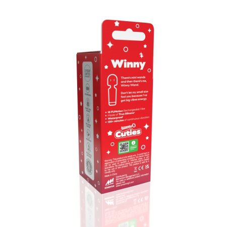 (image for) Screaming O Cuties Winny Vibrating Mini Wand - Sage Green