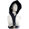 (image for) Faux Leather Hoody Harness With Leather Strap - One Size