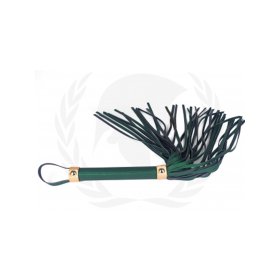 Vegan Flogger Whip - Green Vegan Flogger Whip - Green