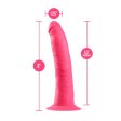(image for) Neo Elite - 6" Silicone Dual Density Cock - Neon Pink