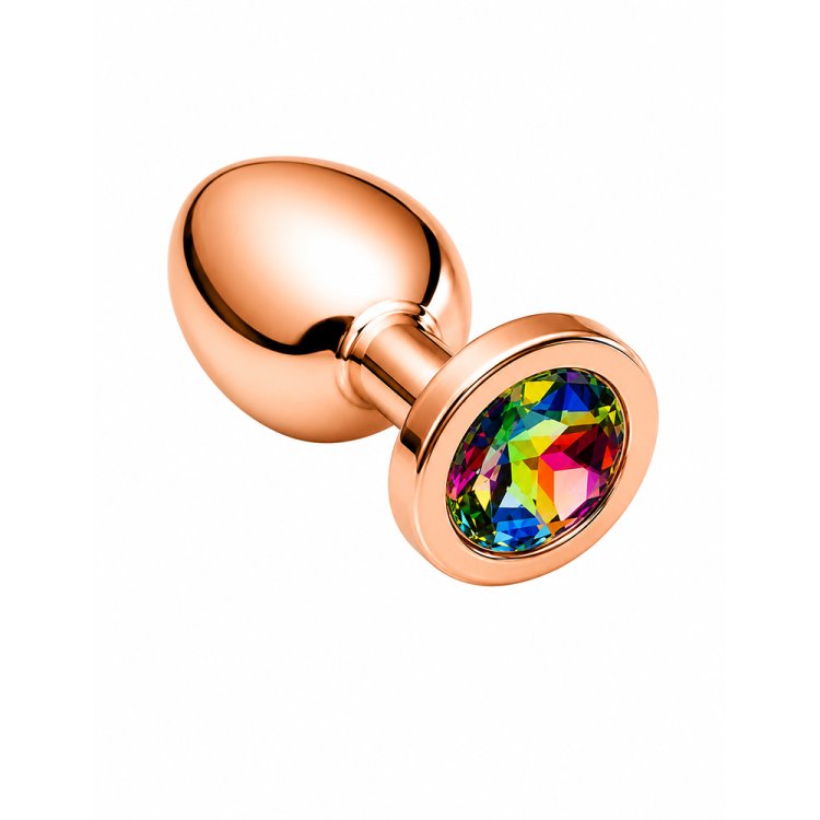 (image for) Metal Rose Gold CRZ plug - XSmall - RAINBOW