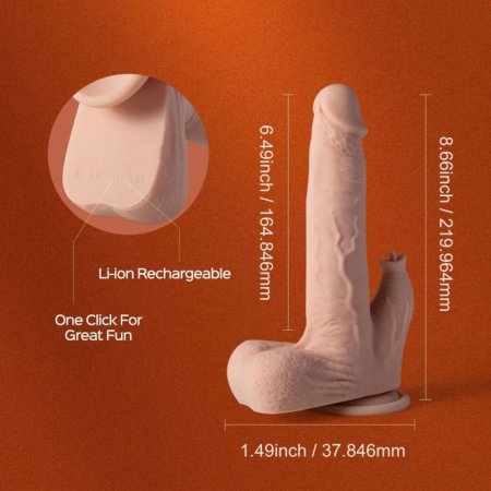 (image for) TESTER - Colter App-Enabled Thrust/Licking Dildo