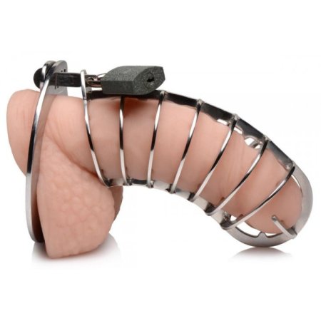 (image for) Stainless Spiked Chastity Cage *bulk pkg