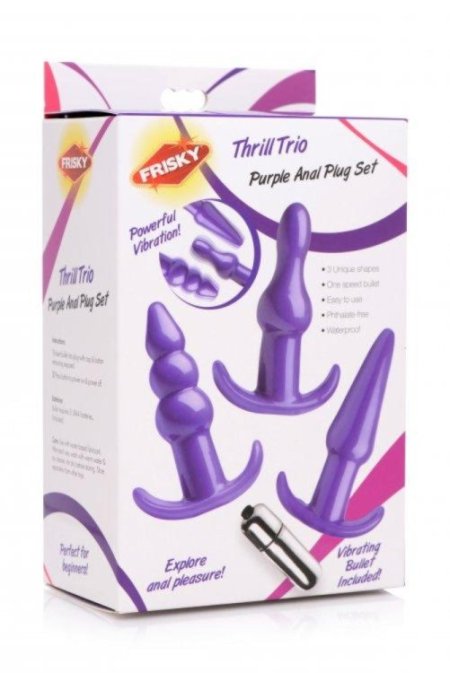 (image for) Thrill Trio Anal Plug Set - Purple