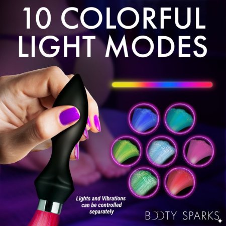 (image for) Vibrating Silicone Optical Fiber Butt Plug