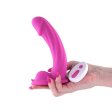 (image for) Colours - Curve - Vibrating w/ remote - 6" Dildo - Pink