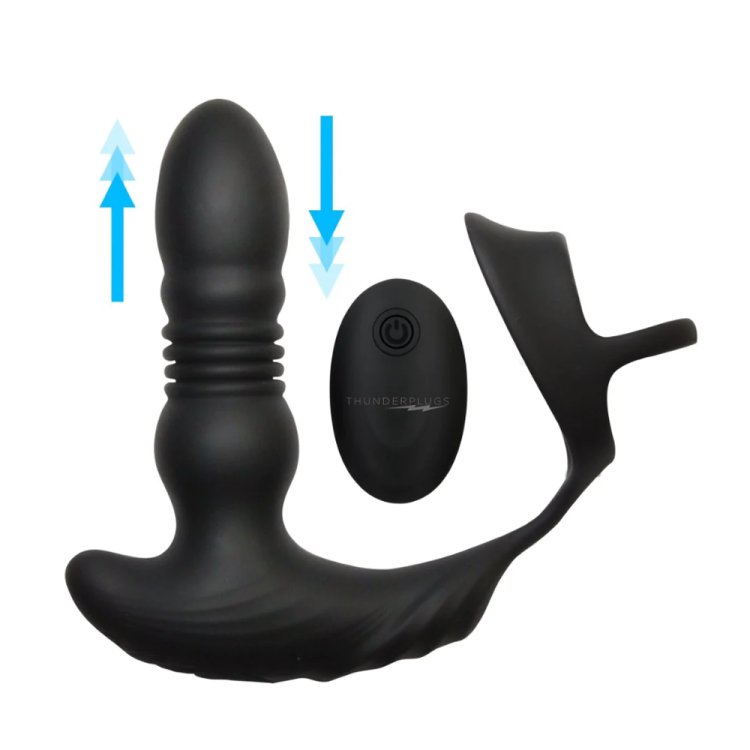 (image for) RC Thrusting Silicone Plug / Cock & Ball